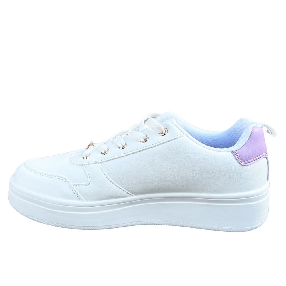 Looney Tunes Bugs Bunny White-Purple Sneaker Shoes - Picture 2 of 13